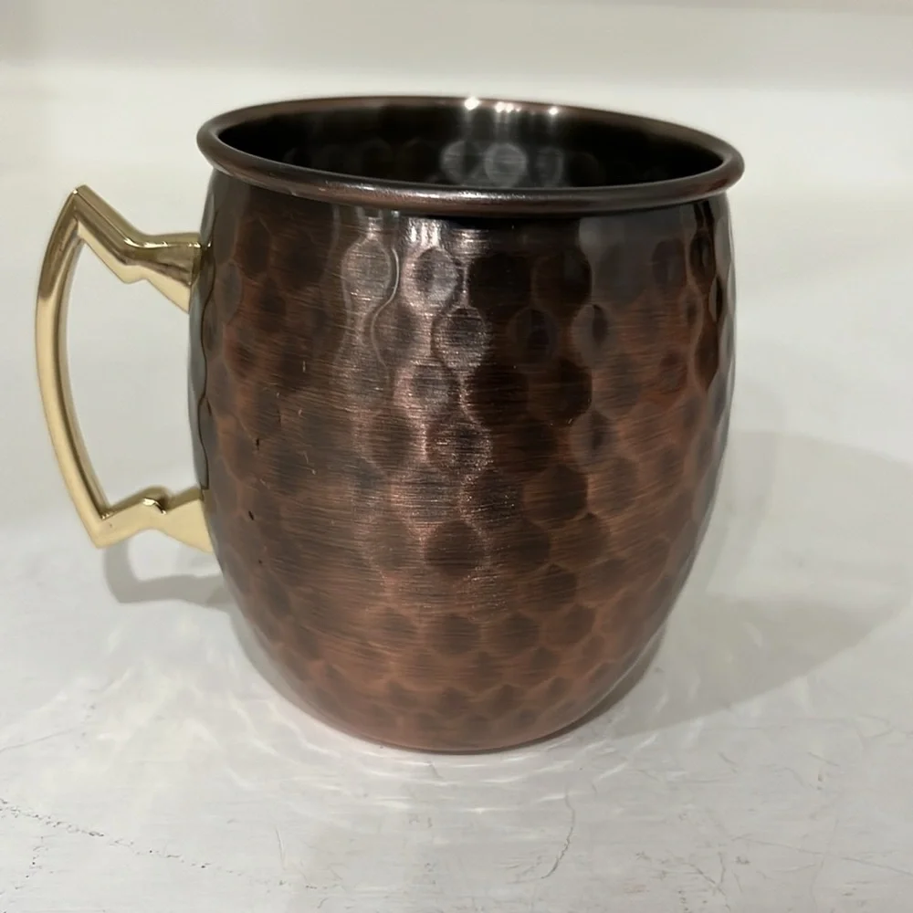 Eco one Silver One International Moscow Mule Mug Copper Hammered‎ Finish